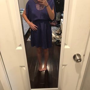 Silk Bebe dress with pockets